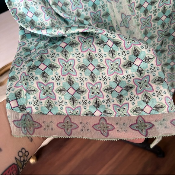 Antonio Melani Silk Spaghetti Strap Blouse Medium - Picture 5 of 7